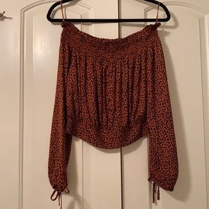 Express off the shoulder blouse